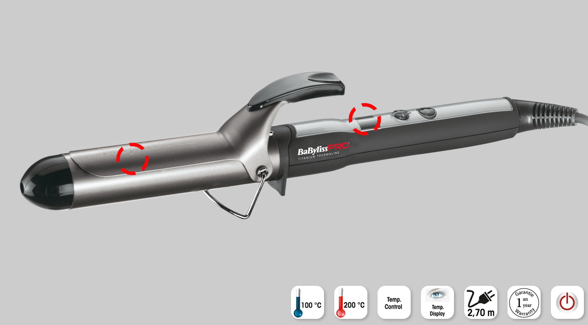 Fer à boucler Professionnel by BABYLISS PRO