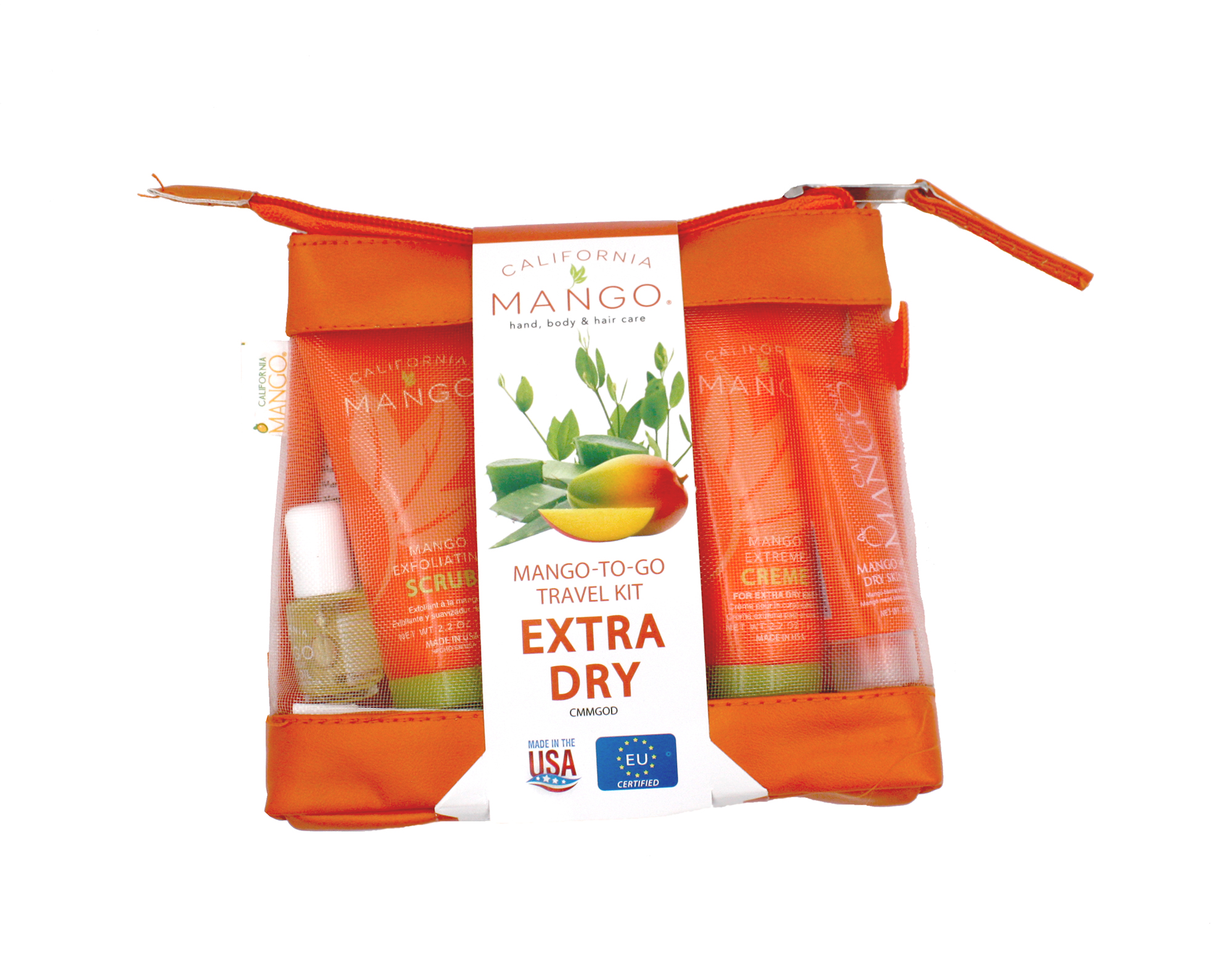 TROUSSE VOYAGE N°3 PEAU SECHE - 5 produits - CALIFORNIA MANGO