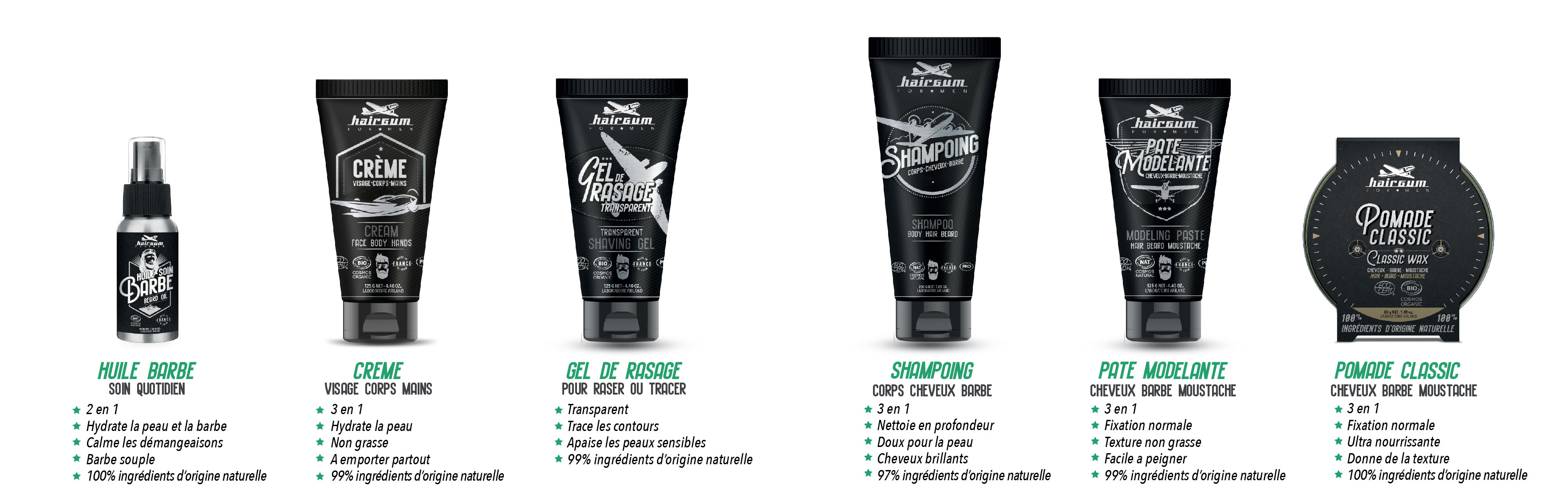 GAMME HAIRGUM FOR MEN