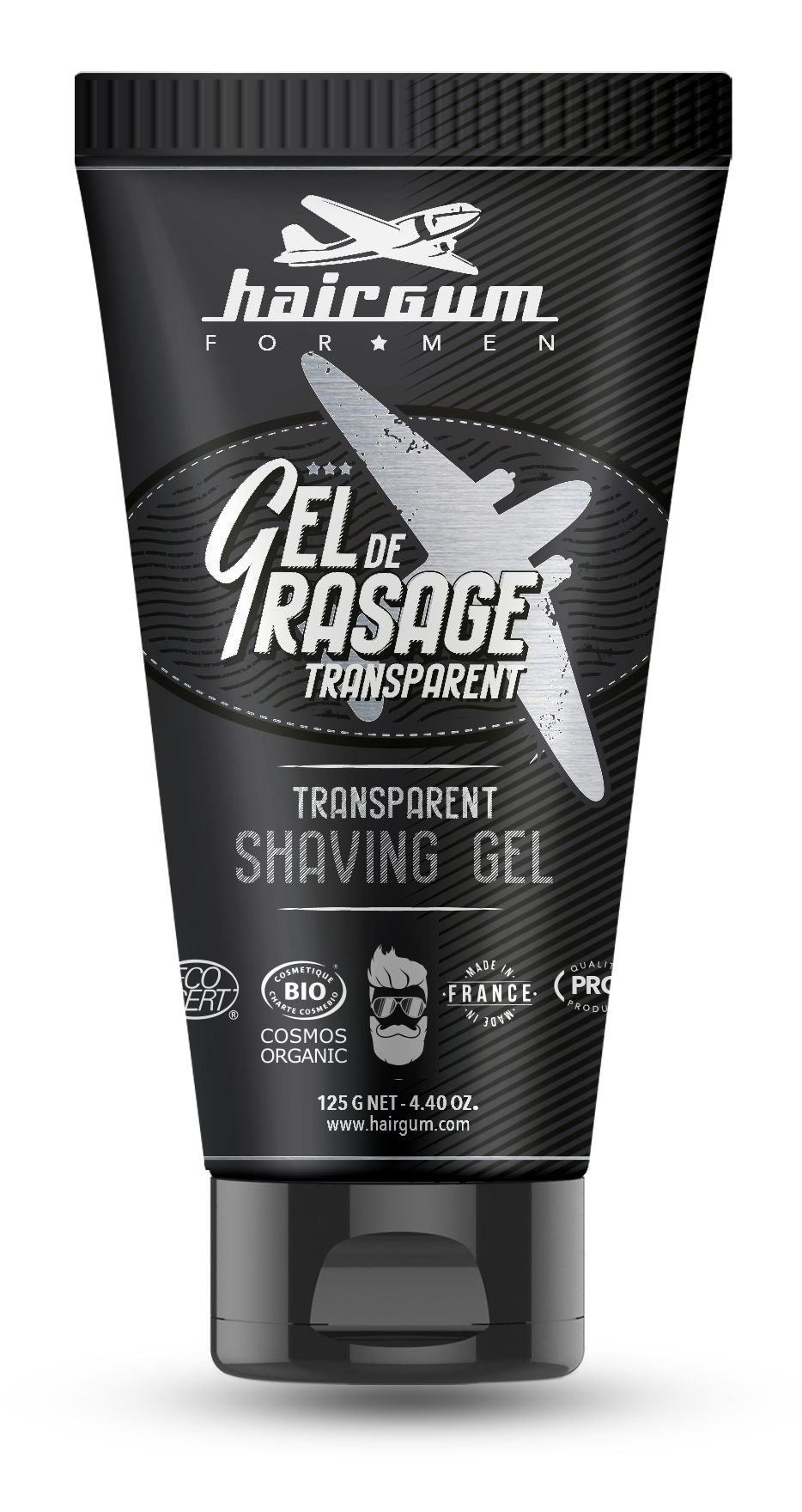GEL DE RASAGE TRANSPARENT - HAIRGUM FOR MEN