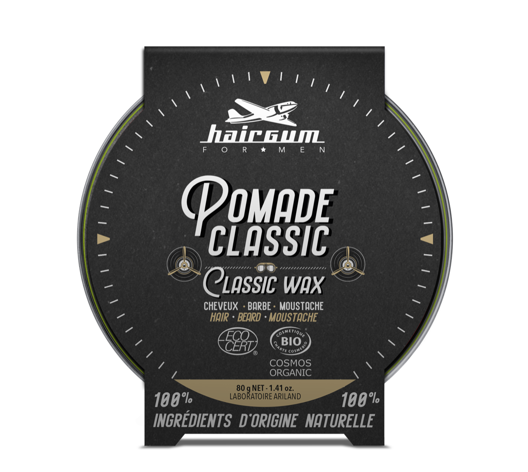 POMADE CLASSIC CHEVEUX BARBE MOUSTACHE - HAIRGUM FOR MEN
