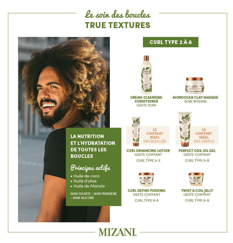 Le soin des boucles TRUE TEXTURES