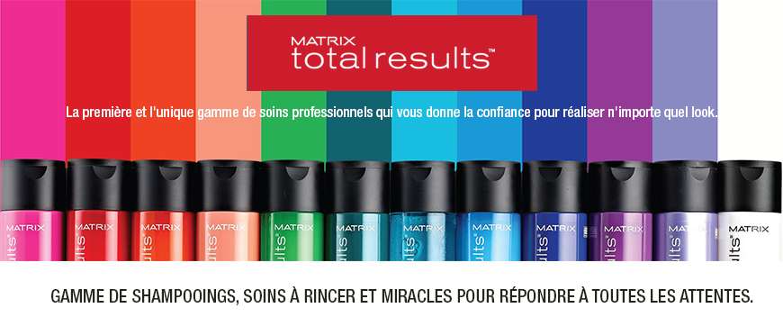 Gamme Total Result MATRIX Gamme Total Result MATRIX