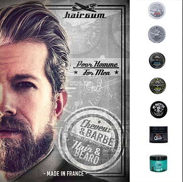HAIRGUM Gel, Cire, Pâte Coiffante, Shampoing